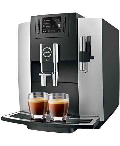 Jura Impressa E8  - Volautomaat Espressomachine - Platina