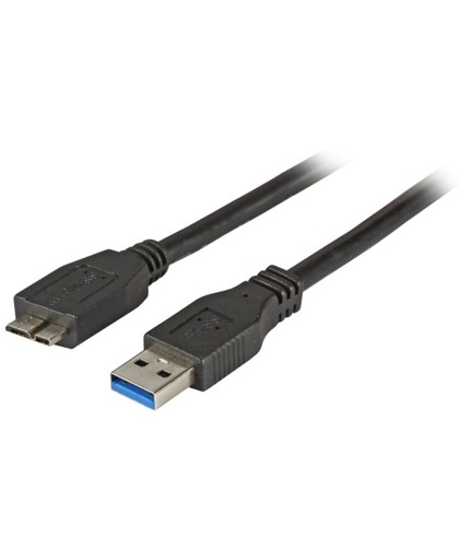 EFB Elektronik USB 3.0 A / Micro B 1.8m 1.8m USB A Micro-USB B Mannelijk Mannelijk Zwart USB-kabel
