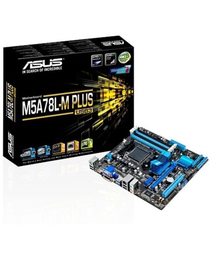 ASUS M5A78L-M PLUS/USB3 Socket AM3+ AMD 760G micro ATX