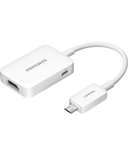 Samsung HDMI Adapter (micro USB) Wit voor Samsung Galaxy Tab S 10.5" T800 (Wifi) of Samsung Galaxy Tab S 10.5" T805 (4G & Wifi)