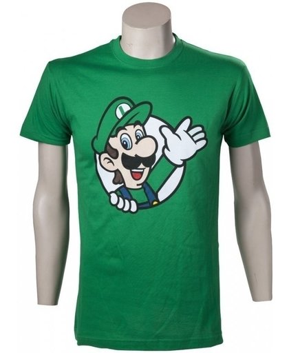 Nintendo - Green T-Shirt Luigi Waving
