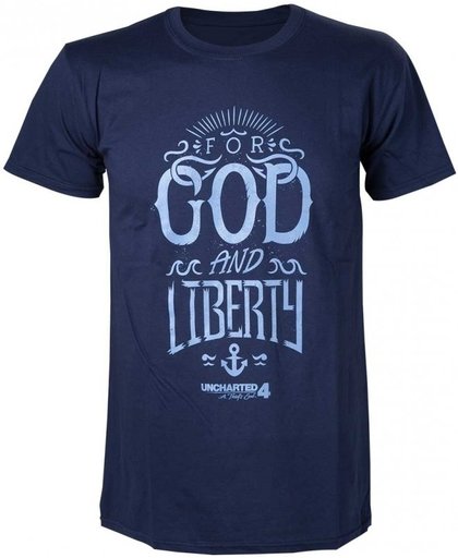 Uncharted 4 - For God and Liberty T-shirt