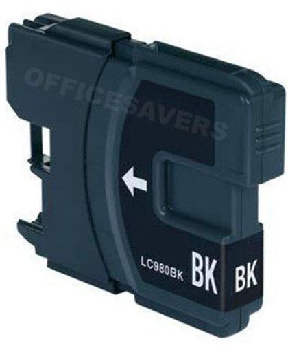 Brother LC-980BK inktcartridge zwart (compatible)