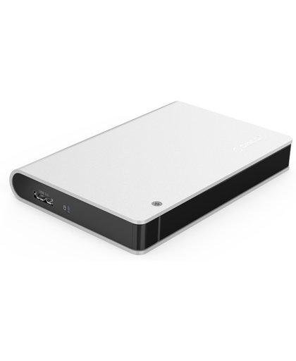 Orico - Aluminium 2.5 inch harde schijf behuizing - SATA I, II, III - HDD/SSD - 5Gbps - Incl. Datakabel - Mac Style - Zilver