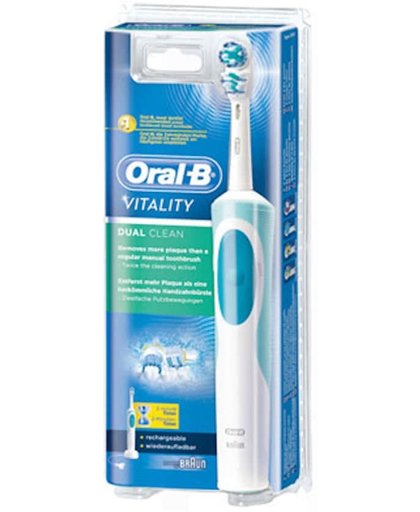 Voordeelpakket 2 x Oral-B Vitality Dual Clean - Elektrische Tandenborstel