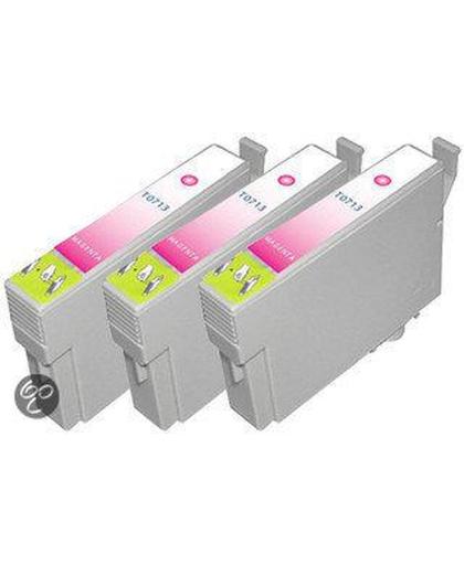 Alternatief voor Epson T0713 inktcartridge rood 15 ml 3 stuks Cartridge