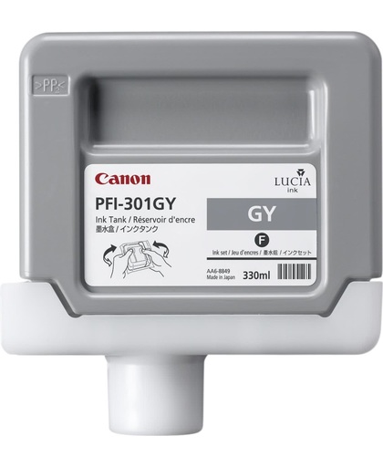 Canon PFI-301GY inktcartridge Grijs Pigment 330 ml