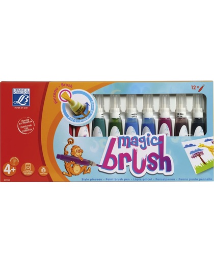 L&B magic brush set 12 kleuren
