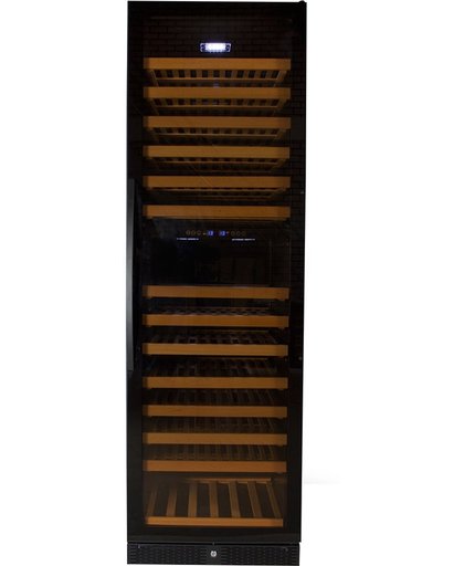 Wijnklimaatkast Premium met vol glazen deur - 177 Flessen