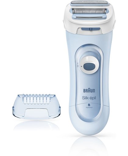 Braun Silk-épil Lady Shaver 5-160 Blauw 3in1 Wet & Dry Met 2 Extra’s - Lady Shave