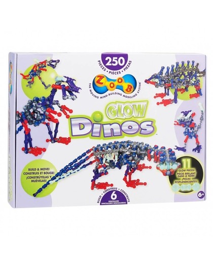 Zoob glow Dinos 250 delen