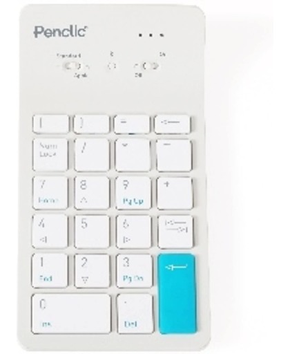 Penclic NB2 Bluetooth Wit numeriek toetsenbord