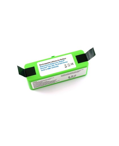 Li-ion, Lithium NMC accu, batterij voor Roomba 500-600-700-800 reeks, 5200 mAh