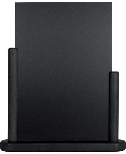 3x Securit tafelkrijtbord Elegant A4, zwart