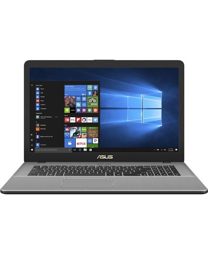 ASUS VivoBook Pro N705UN-GC073T Grijs, Metallic Notebook 43,9 cm (17.3") 1920 x 1080 Pixels 1,60 GHz Intel® 8ste generatie Core™ i5 i5-8250U