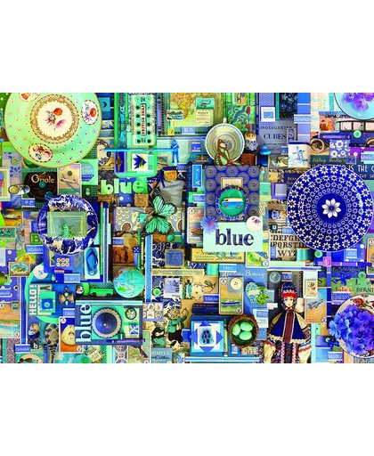 Cobble Hill puzzle 1000 pieces - Blue