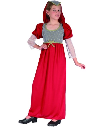 Middeleeuwse prinses kostuum voor meisjes - Verkleedkleding - Maat 104/116