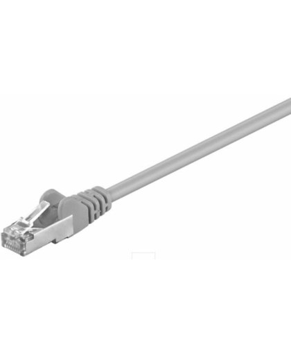 Wentronic UTP-kabels 0.5m RJ45 - RJ45 Cable, Cat5e F/UTP, Grey, 10pcs