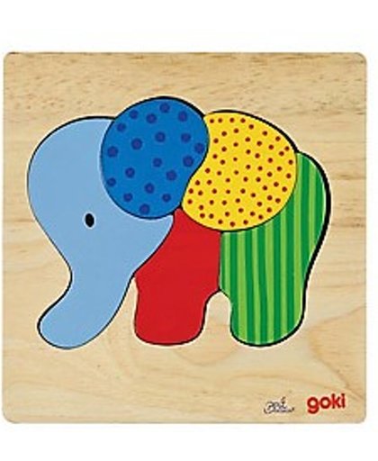 Inleg puzzel olifant