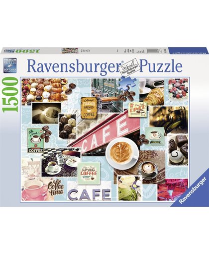 Ravensburger puzzel Koek en koffie - Legpuzzel - 1500 stukjes