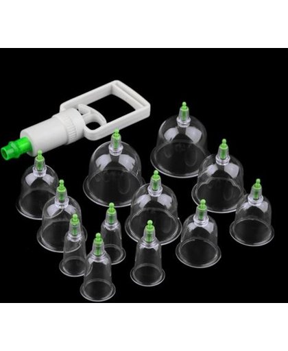 Cuppingset 13 delig voor cupping massage