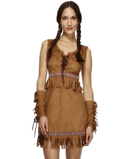 Pocahontas kostuum - Indianen jurkje maat 36-38