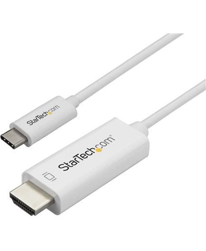 StarTech.com 1m USB C naar HDMI kabel 4K bij 60Hz wit