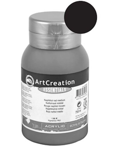 Talens Acrylverf ArtCreation Essentials ivoorzwart