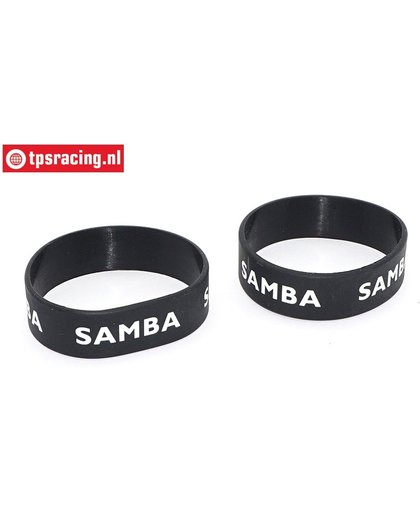 Samba 7114 uitlaat ringen, (Ø50-Ø60), (Zwart), 2 st.