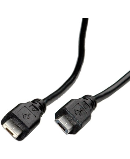 ROLINE USB 2.0 Kabel, Micro USB A Male - Micro USB B Male 1,8m