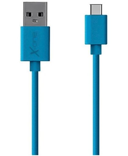 Kabel USB naar 2.0 naar USB C Ref. 101189 | Blauw
