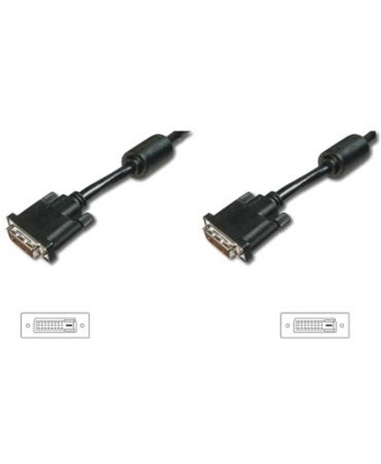 ASSMANN Electronic AK-320101-100-S 10m DVI-D DVI-D Zwart DVI kabel