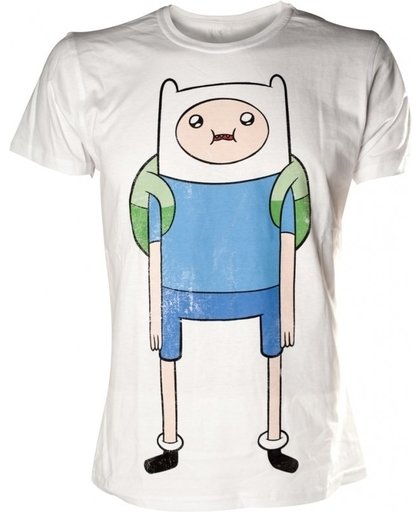 Adventure Time T-Shirt Finn Print White