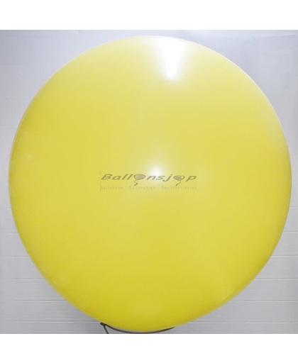 reuze ballon 60 cm  24 inch geel