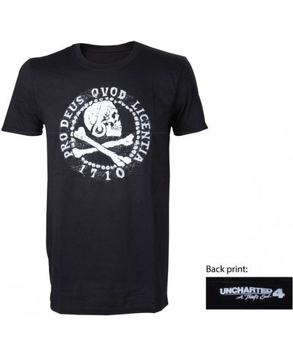 Uncharted 4 - Skull Logo T-shirt