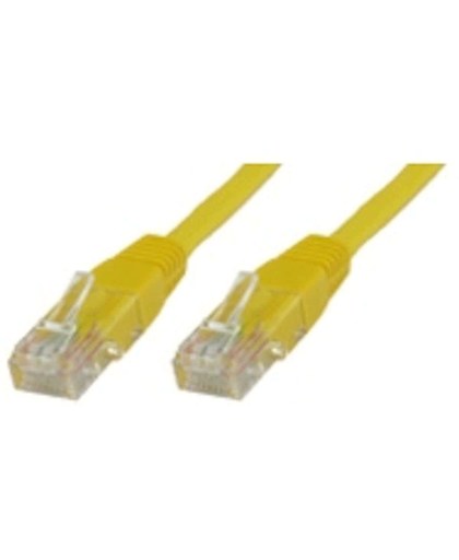 Microconnect CAT5E UTP 3m 3m Cat5e U/UTP (UTP) Geel netwerkkabel