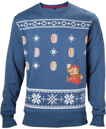 Nintendo Christmas Sweater Blue