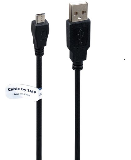 USB-Kabel voor Samsung Galaxy Camera EK-GN120, Samsung WB150F, Samsung WB750, Samsung ST77, Lengte 3 meter.