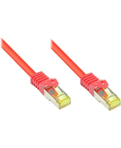 Alcasa Cat7 15m 15m Cat7 S/FTP (S-STP) Rood netwerkkabel