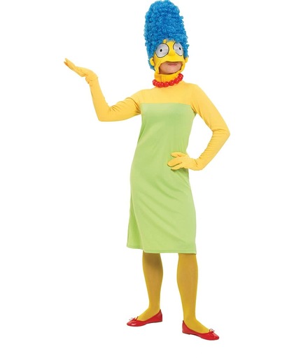 The Simpsons Marge Simpson Deluxe - Kostuum Volwassenen - Maat M - 38/40