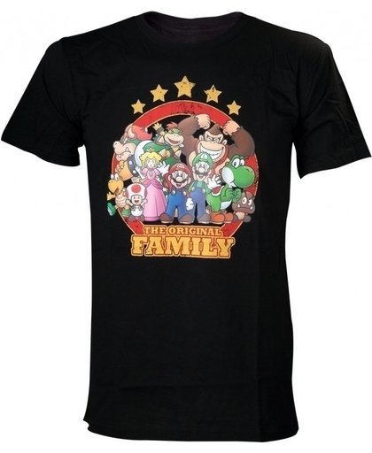 Nintendo - Black T-shirt The Original Family
