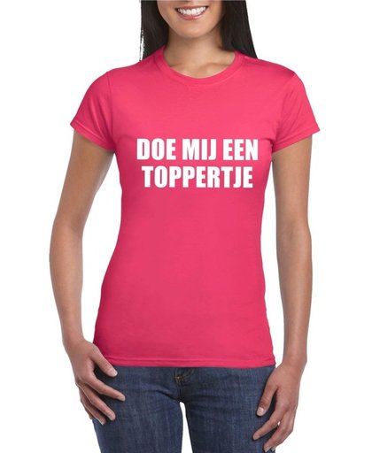 Doe mij een Toppertje shirt roze voor dames - Toppers dresscode 2018 S