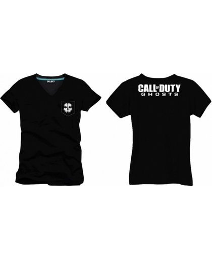 Call of Duty Ghosts - Pocket Skull T-Shirt - Black