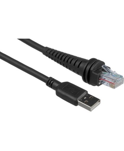 Honeywell 3m, USB2.0-A/RJ-45 USB2.0-A RJ-45 Zwart kabeladapter/verloopstukje