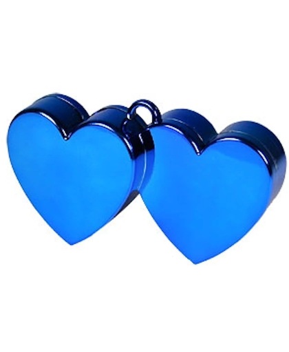 Ballon gewicht - Dubbele hart 170 gram (blauw)