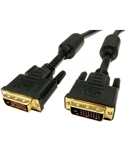 Hoogwaardige DVI-kabel 1,8m Zwart
