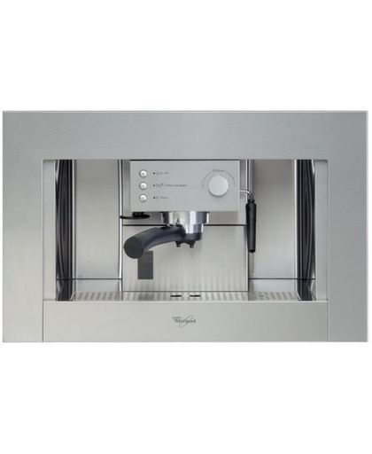 Whirlpool ACE 010 IX Ingebouwd Half automatisch Espressomachine 1.5l Roestvrijstaal koffiezetapparaat