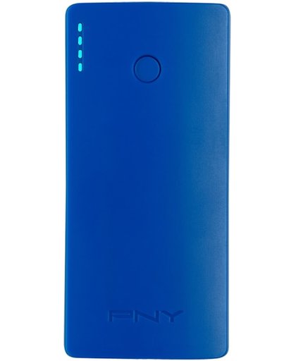 PNY PowerPack Curve 5200 Lithium-Ion (Li-Ion) 5200mAh Blauw powerbank