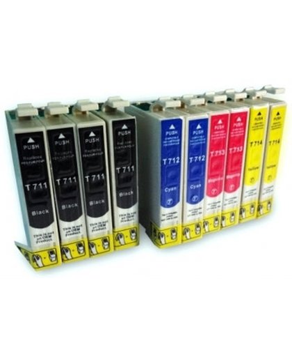 Epson T0715 multi pack 10 cartridges huismerk