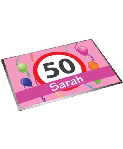 Deurmat Sarah 50 jaar